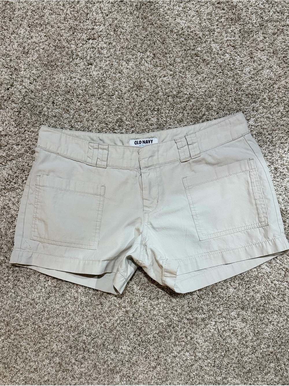 Old Navy Beige Low Rise Women's Shorts